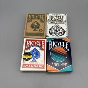 Bicycle Playing Cards Lot of 4
